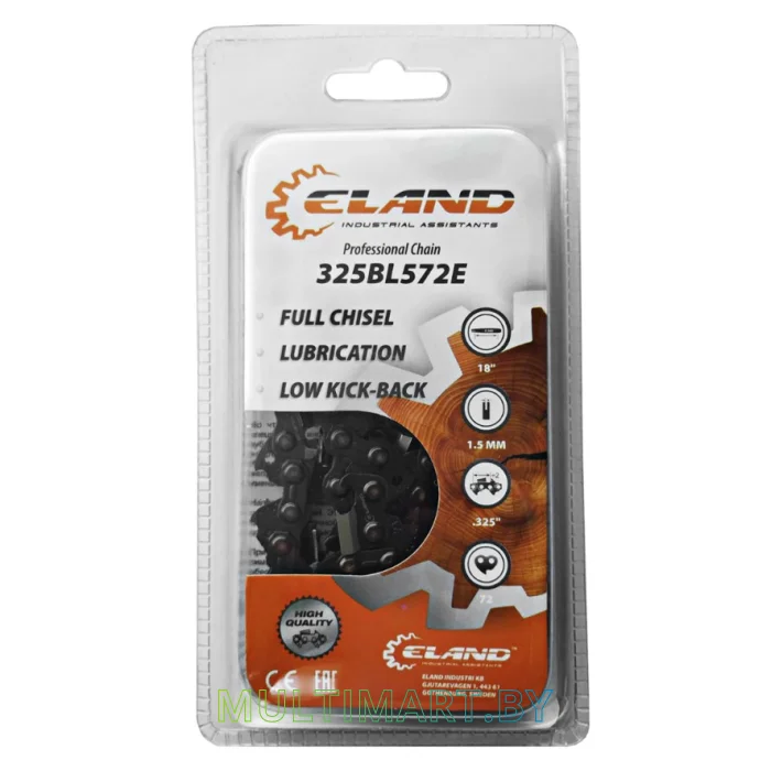 Цепь для цепных пил ELAND 325BL572E